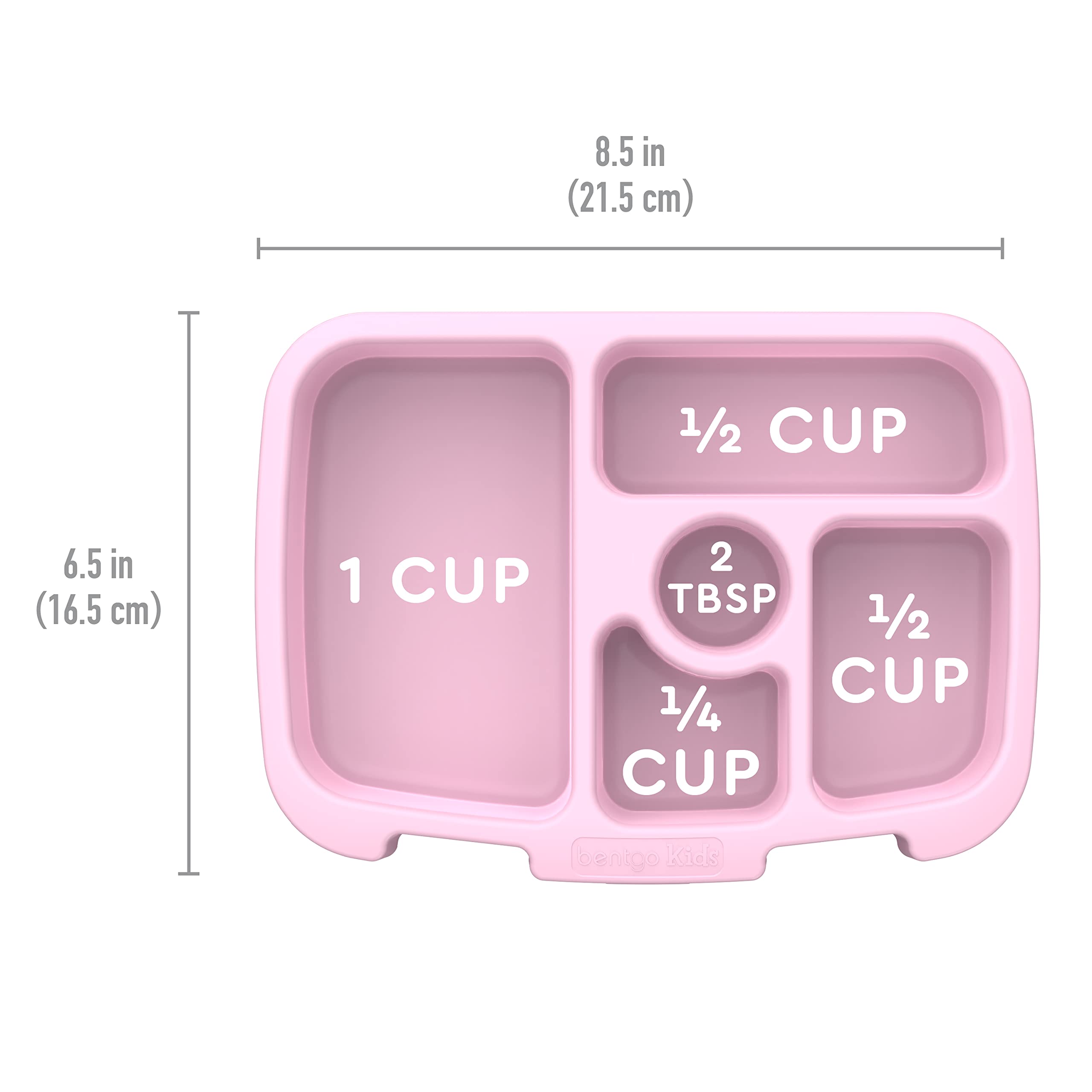 Bentgo® Kids Prints Tray with Transparent Cover - Reusable, BPA-Free, 5-Compartment Meal Prep Container with Built-In Portion Control for Healthy Meals At Home & On the Go (Lavender Galaxy)