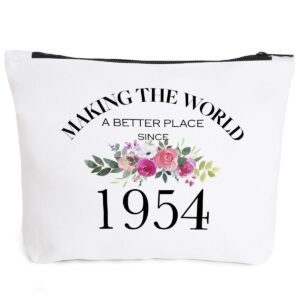 fokongna 70th birthday gifts for women mom grandma aunt bff friends teacher boss staff colleague coworker-making the world since 1954-70 years old gifts ideas for women turning 70 for wife sisters