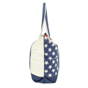 DALIX Flag Tote Bag USA American Pride Star Spangled Stars Stripes Shopping Grocery Bag