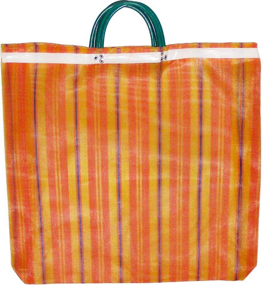 3 Large Mercado Bags, High Thread Mesh 20 x 22 Inches Market Reusable Grocery Bag