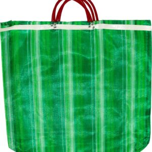 3 Large Mercado Bags, High Thread Mesh 20 x 22 Inches Market Reusable Grocery Bag