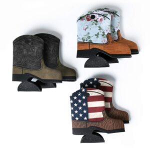 Beer Can Slim Coolie (Cowboy Boot 6-Pack)