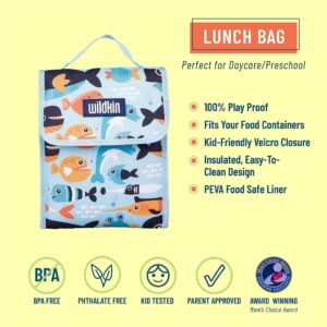 Wildkin 15 Inch Kids Backpack Bundle with Lunch Bag (Big Fish)