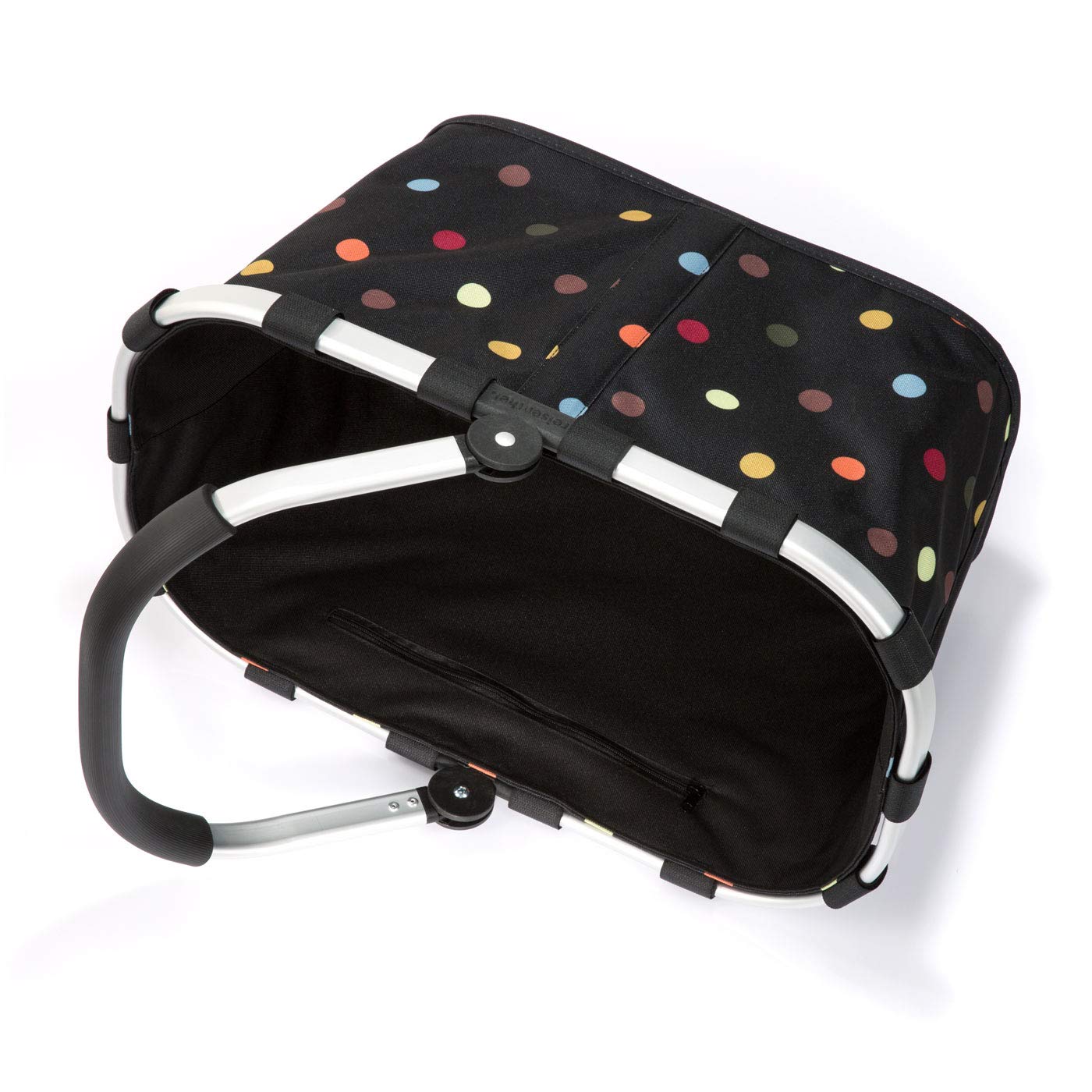 reisenthel carrybag dots - Sturdy shopping basket with plenty of storage space and practical inner pocket - Elegant and water-repellent design