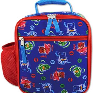 Disney PJ Masks Boy's Girl's Soft Insulated School Lunch Box (One Size, Blue/Red)