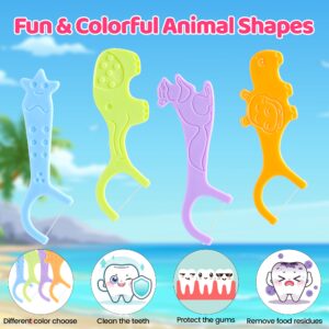 Silicone Lunch Box Dividers, 24 pcs Bento Box Dividers with 10 Animal Food Picks,Silicone Bento Box Inserts with 40 pcs Kids Flossers,Silicone Baking Cups,Muffin Pan Liners,Bento Box Lunch Box Kit