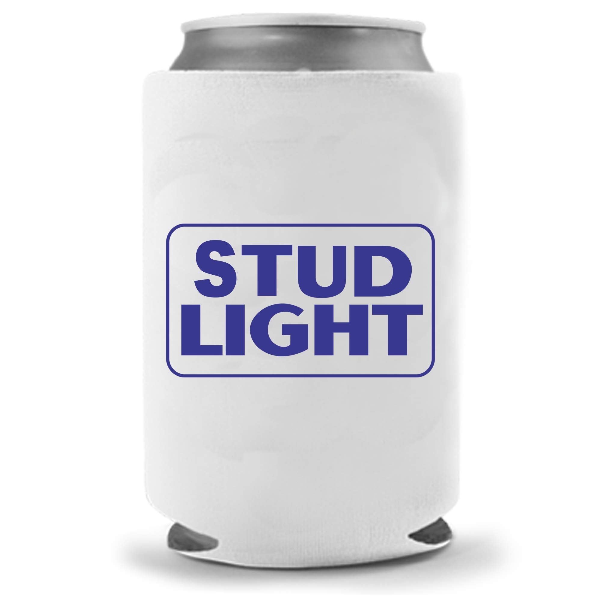 Cool Coast Products | Stud Light Funny Beer Joke Coolies | Fun America Beer Can Holders | Neoprene Insulated Soft Can Cooler | Beverage Cans Bottles | Cold Beer Tailgating Beer Gifts (Stud Light)