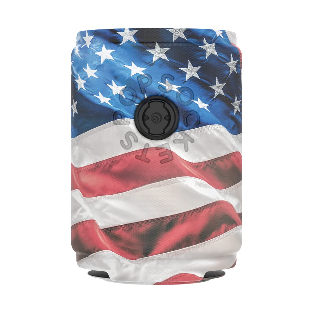 PopSockets PopThirst Can Koozie, Drink Holder, Koozies for Cans - American Flag