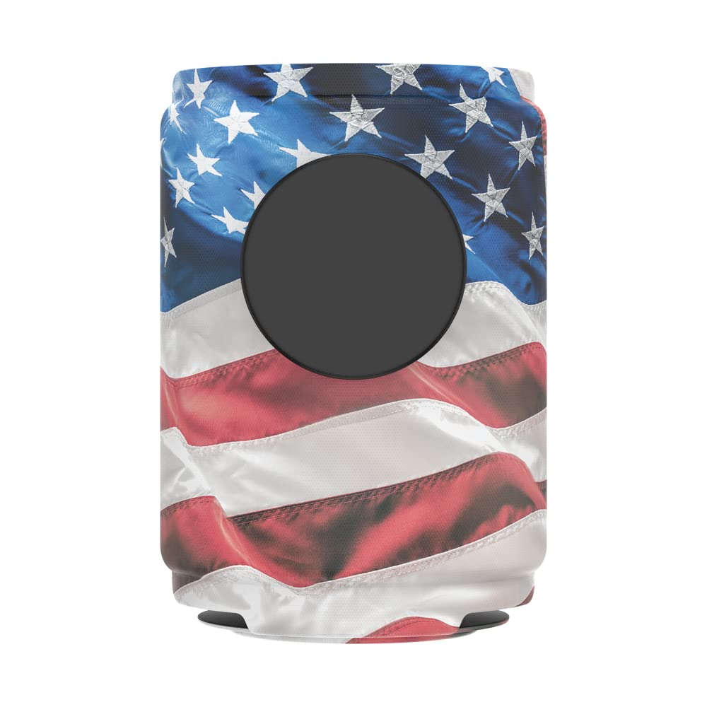 PopSockets PopThirst Can Koozie, Drink Holder, Koozies for Cans - American Flag