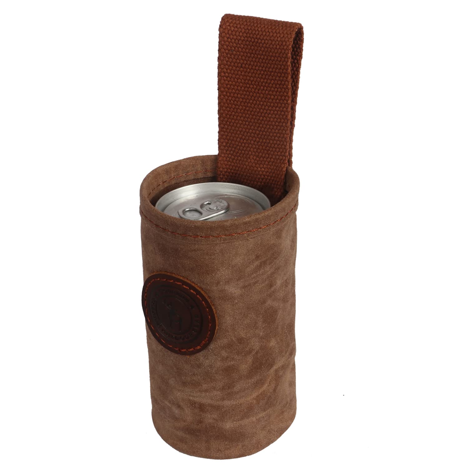 Tourbon Canvas Waist Belt Beer Holster Drink Water Bottle Hip Holder Pouch