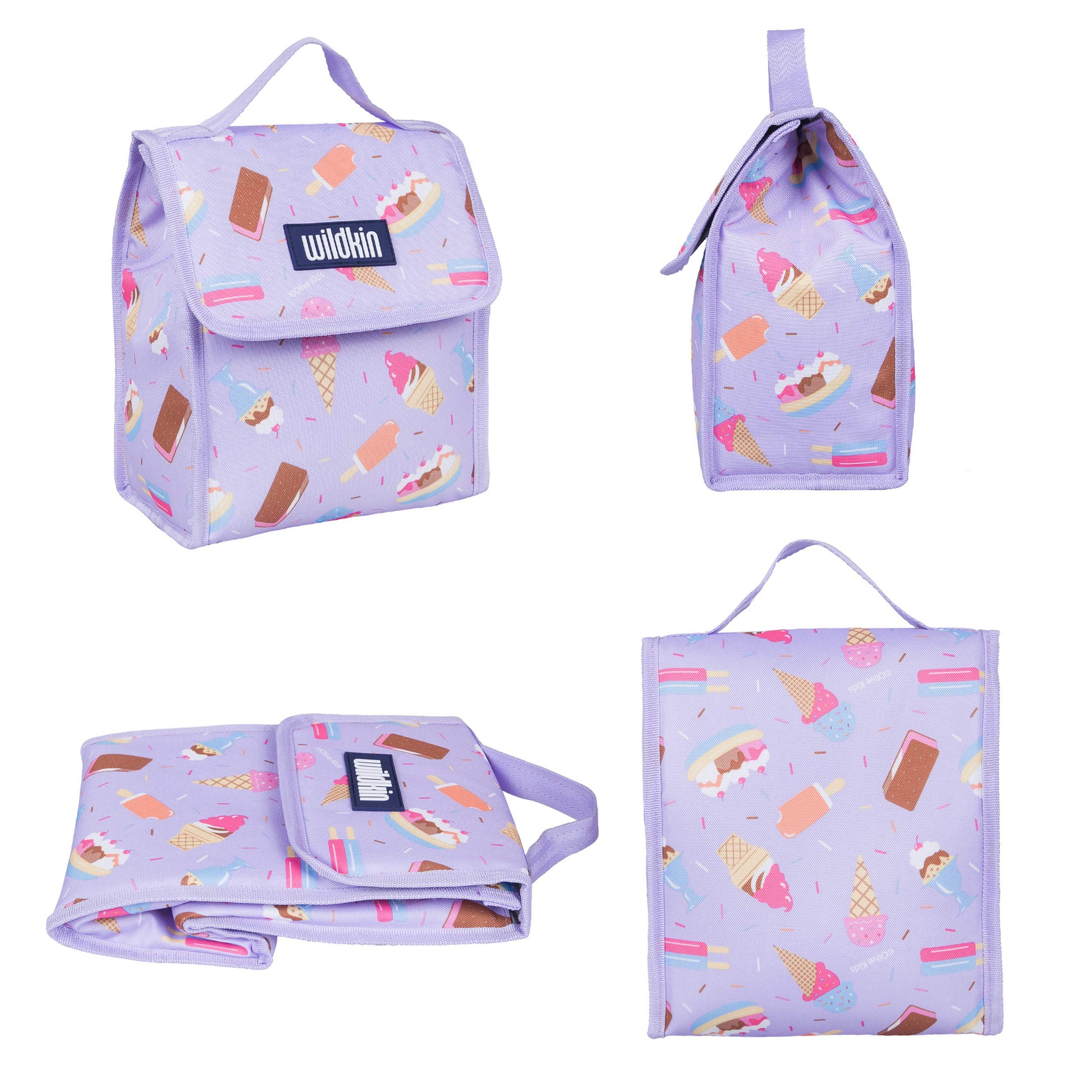 Wildkin Kids Insulated Lunch Bag for Boys and Girls, Reusable Lunch Bag is Perfect for Daycare and Preschool, Ideal Size for Packing Hot or Cold Snacks for School and Travel Lunch Bags (Sweet Dreams)