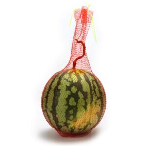 ENPOINT Watermelon Nets, 50 Pack 23.5 Inches Reusable Fruit Melon Net Bag, Garden Nylon Netting for Hanging Watermelons, Honeydew, Produce Storage Mesh Potato Bags with Drawstring