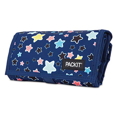 PackIt Freezable Lunch Bag with Zip Closure, Bright Stars