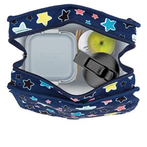 PackIt Freezable Lunch Bag with Zip Closure, Bright Stars