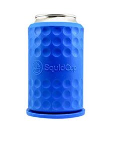 sqoozie non-tipping insulated boat can holder (island blue, standard)