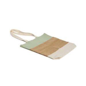 Earthwise Reusable Grocery Bags Color Cotton Canvas Blank Shopping Totes Sturdy 14.5" W x 15" H x 3" D (Pack of 6)