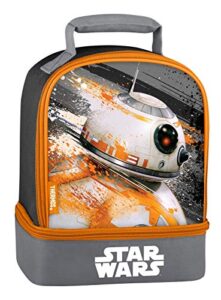 thermos kids dual lunch box, star wars bb-8