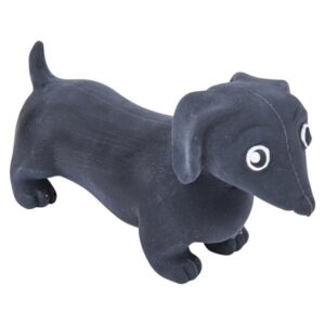 Dachshund Dogs 4 Pack Stretchable Squeezy -Fidget- Anxiety-Stress Reliever, – Party Favor, Accessory, Goody Bags, Prizes, Piñatas, Stocking Stuffers, Carnivals