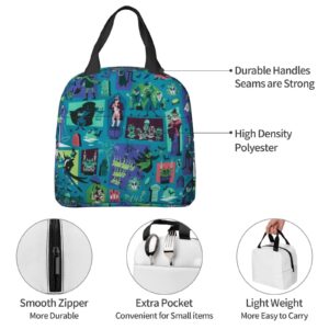 Haunted Mansion Lunch Bag For Women Men Reusable Insulated Cooler Lunch Box For Kids Adult - Leakproof Thermal Lunch Tote Bag For Work School Picnic Beach Office