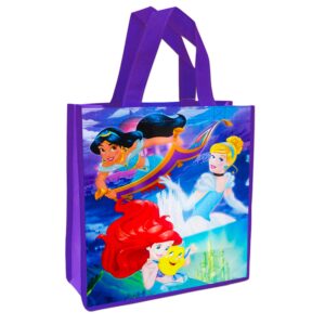 Disney Princess Tote Bag Set for Kids, Adults - 4 Pc Large Princess Reusable Grocery Bags with Disney Sofia the First Stickers (Princess Party Supplies)