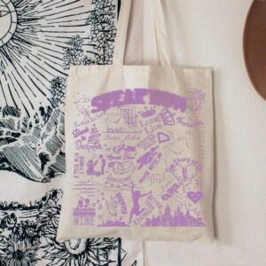 TOBGBE Album Ideas Gifts Singer Song Version Inspired Tote Bag Song Lyrics For Fan Music Lover Gift Singer Merchandise (SU Man)