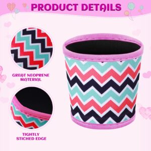 6 Pieces Hot Cup Sleeves Reusable Neoprene Cup Insulator Sleeve Washable Insulated Coffee Sleeve Heat Resistant Insulated Coffee Sleeve Cup Holders for Coffee Tea Hot Cold Beverage