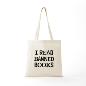 CafePress I Banned Books Canvas Tote Shopping Bag