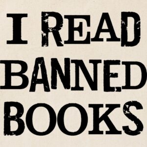 CafePress I Banned Books Canvas Tote Shopping Bag