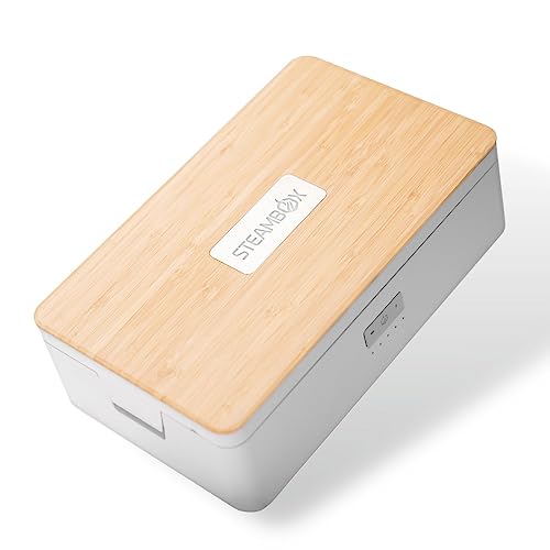 Steambox: The Self-Heating Lunchbox - Battery Powered Electric Lunch Box And Food Warmer - Leak Proof BPA Free Dishwasher Safe