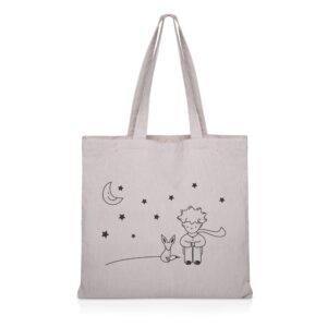 hi five! white tote bag for men & women, lightweight tote bags for grocery, reusable shopping bags for multipurpose,canvas bags with handles