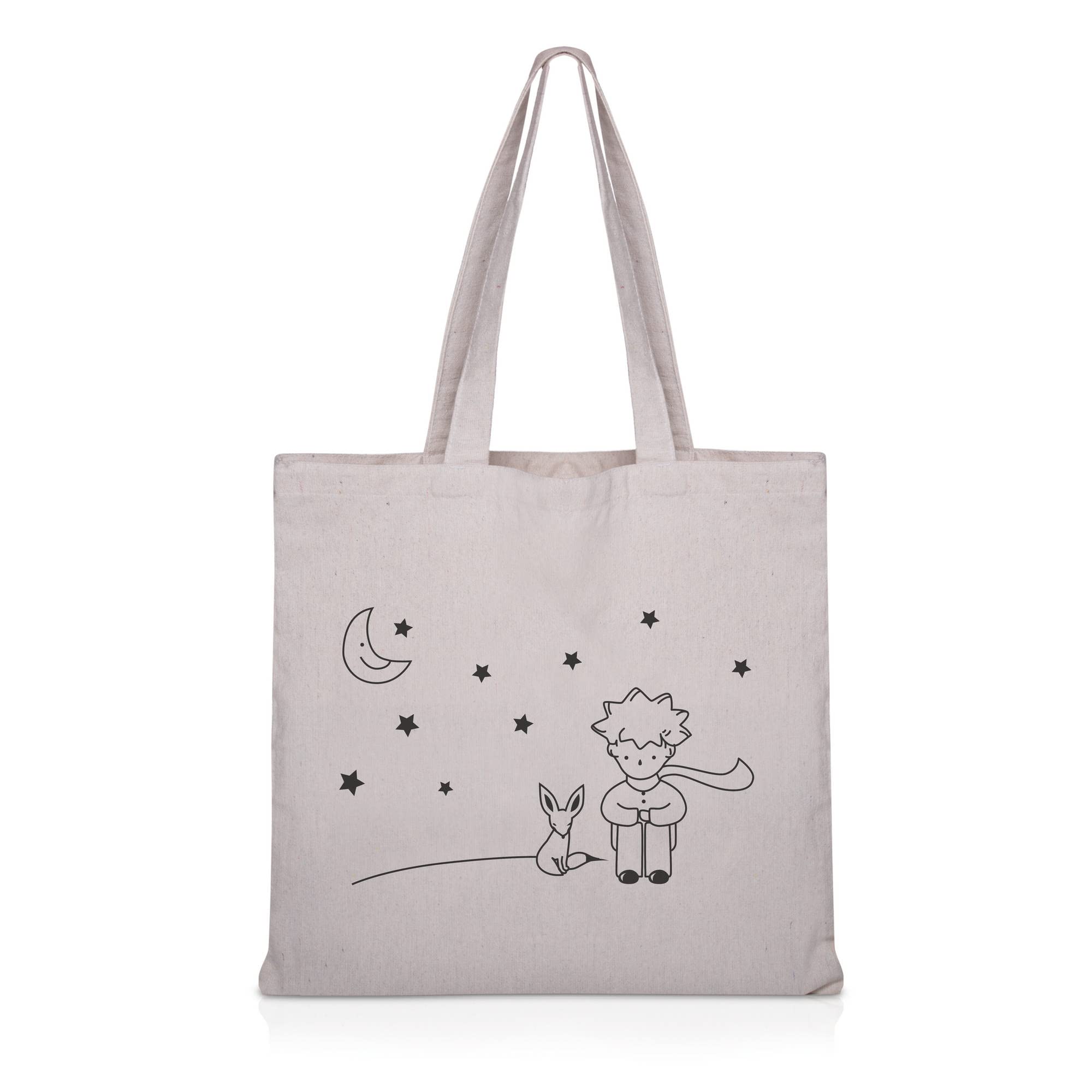 HI FIVE! White Tote Bag for Men & Women, Lightweight Tote Bags for Grocery, Reusable Shopping Bags for Multipurpose,Canvas Bags with Handles