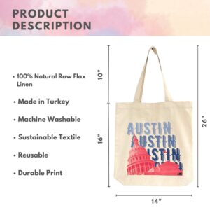 ODD Story Canvas Tote Bag for Women, Shoulder Laptop Bag for Work, Aesthetic Tote Bag for Everyday, Reusable Shopping Bag