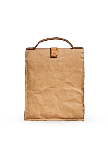 Out of the Woods Insulated Lunch Bag, Sustainable and Eco Friendly, Light Brown