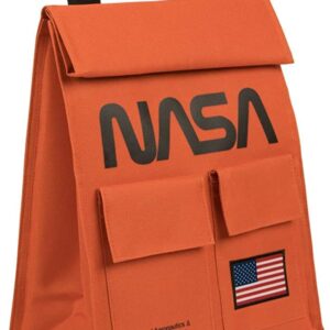 Bioworld NASA orange insulated tote Lunch Bag