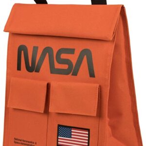 Bioworld NASA orange insulated tote Lunch Bag