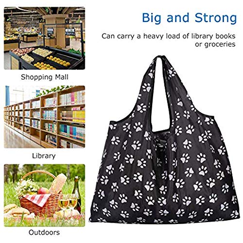 Easy Eco Grocery Bags Reusable Foldable 3 Pack Shopping Bags XXL 50 LBS, MAX#1