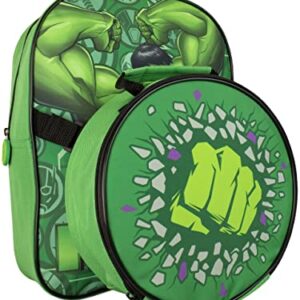 Marvel Kids Backpack and Lunch Bag Hulk Green