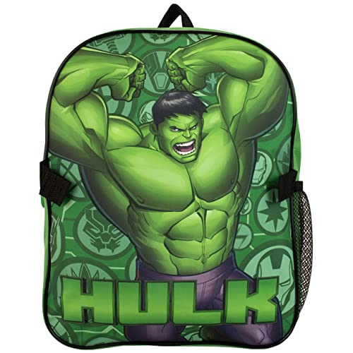 Marvel Kids Backpack and Lunch Bag Hulk Green