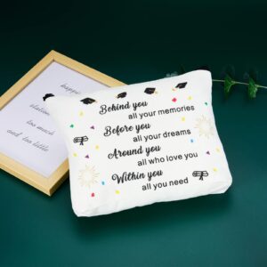 2024 Graduation Gifts for Him Her Women Class of 2024 Gifts Bulk Graduation Gifts 2024 High School Girl Middle School College Back to School 8th Grade Senior Master Nurse Last Day of School Makeup Bag