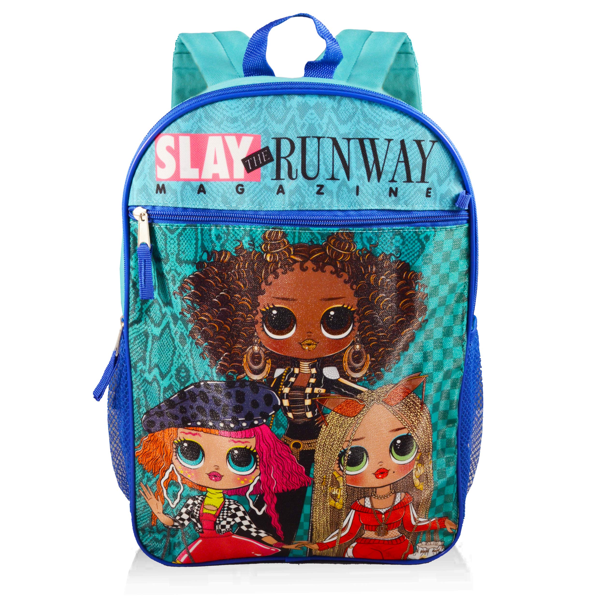 LOL Backpack for Girls Set - 7 Pc Bundle with LOL Dolls Backpack for Girls 6-12, Lunch Bag, Water Bottle, Pencil Case, Door Hanger, More