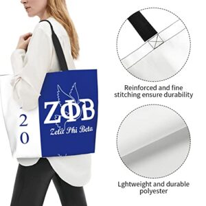 Sorority Paraphernalia Gifts Tote Bags Travel Totes Bag Kitchen Reusable Grocery Bags Shopping Shoulder Bags for Women Foldable Waterproof Book Tote