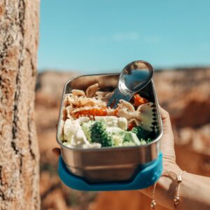 Ecolunchbox Splash Box Leak-Proof Stainless Steel Bento Box Lunch Container With 1 Splash Pod