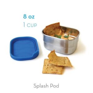 Ecolunchbox Splash Box Leak-Proof Stainless Steel Bento Box Lunch Container With 1 Splash Pod