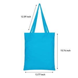 bagand Multicolor Cotton Tote Bags with Handle | 10 Pack Bulk Tote Bags,Cotton Fabric, Economic and Eco-friendly, Reusable Shopping Bags, Shopping Cloth Bags, Colorful Blank