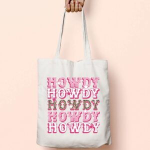 TOBGB Howdy Gift Howdy Inspired Tote Bag Howdy Western Gifts Western Country Southern Cowgirl Gifts Western Tote Bag (Howdy Tote)