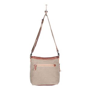 Myra Bags Vogue Canvas, leather & Rug Shoulder Bag S-1893