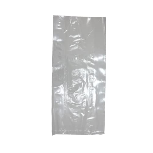 Plastic Produce Bag for Bread and Groceries - 6"x3"x15" - 1000 Bags - 0.80 mil - Natural Color - No Venting Holes LDPE