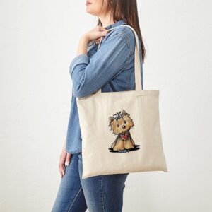 CafePress Tiny Heart Yorkie Tote Bag Canvas Tote Shopping Bag