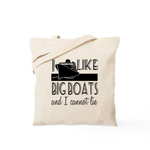 cafepress i like big boats tote bag canvas tote shopping bag