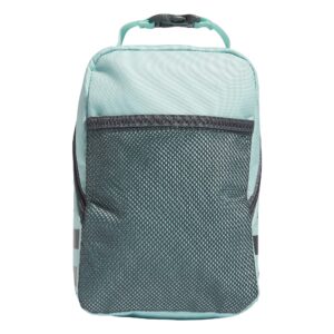 adidas Santiago 2 Insulated Lunch Bag, Semi Flash Aqua Blue/Onix Grey, One Size